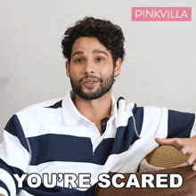 You'Re Scared Siddhant Chaturvedi GIF - You'Re Scared Siddhant Chaturvedi Pinkvilla GIFs