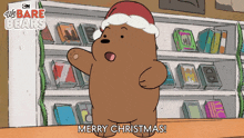 Merry Christmas Grizzly Bear GIF - Merry Christmas Grizzly Bear We Bare Bears GIFs