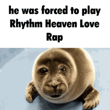 Rhythm Heaven Shitpost GIF - Rhythm Heaven Shitpost He Was Forced To Play Rhythm Heaven Love Rap GIFs
