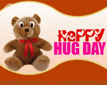 Happy Hug Day टेडीबियर GIF - Happy Hug Day टेडीबियर हैप्पीहगडे GIFs