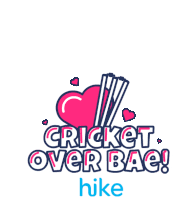 Cricket Love I Love Cricket Sticker - Cricket Love I Love Cricket Ipl Stickers