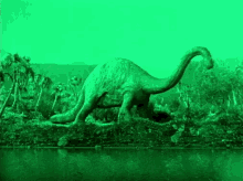 Green Dinosaur GIF - Green Dinosaur Eating GIFs