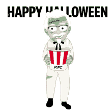 happy halloween kfc mpm colonel sanders halloween costume