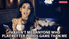 I Havent Met Anyone Who Play Better In This Game Than Me Sonal Chauhan GIF - I Havent Met Anyone Who Play Better In This Game Than Me Sonal Chauhan Pinkvilla GIFs