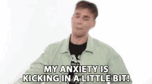 My Anxiety Is Kickin In A Little Bit Stressed GIF - My Anxiety Is Kickin In A Little Bit Stressed Frustrated GIFs