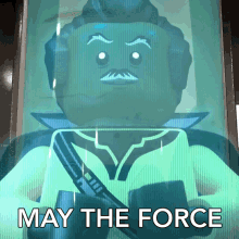 May The Force Be With You Lando Calrissian GIF - May The Force Be With You Lando Calrissian Lego Star Wars Summer Vacation GIFs