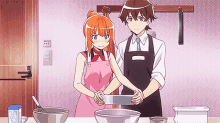 anime ally val couple cook