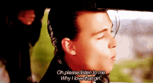 Oh Please Listen To Me Why I Love That Girl GIF - Ilovethatgirl Johnny Depp Crybaby GIFs