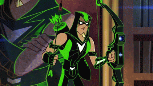 green arrow animated