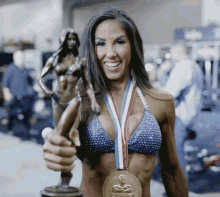 body builder gym fit wrestler champion trophy