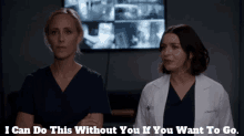 Greys Anatomy Amelia Shepherd GIF - Greys Anatomy Amelia Shepherd I Can Do This Without You GIFs