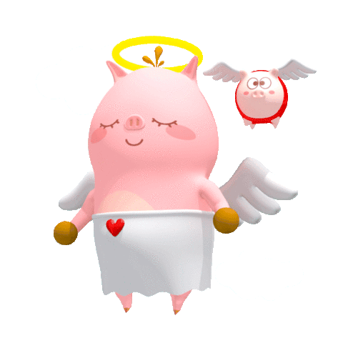 Angelic Baby Angel Sticker