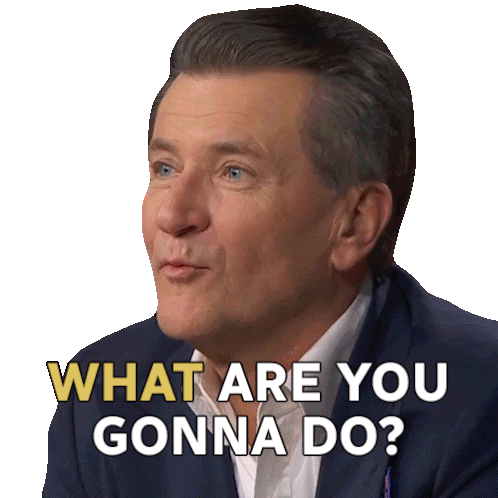What Are You Gonna Do Robert Herjavec Sticker - What Are You Gonna Do Robert Herjavec Dragons' Den Stickers