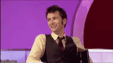 David Tennant Laughing GIF - David Tennant Laughing GIFs