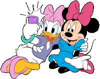 Selfie Minnie Mouse Sticker - Selfie Minnie Mouse Daisy Duck Stickers
