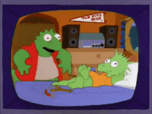 Dancing Dinosaur Simpsons GIF - Dancing Dinosaur Simpsons Stan Twitter GIFs