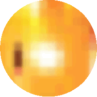 a yellow circle with a hole in the middle