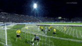 a soccer game is being shown on nova sports channel