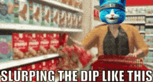 Kiraoninj Slurping The Dip GIF - Kiraoninj Slurping The Dip Buying The Dip GIFs