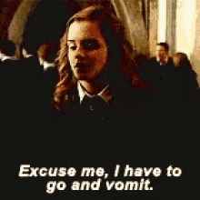 Hermione Vomit GIF