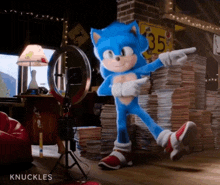 Sonic Sonic Movie GIF - Sonic Sonic Movie Knuckles GIFs