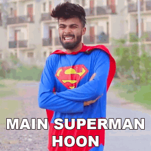 Main Superman Hoon Rahul Jha GIF - Main Superman Hoon Rahul Jha Shaitan Rahul GIFs