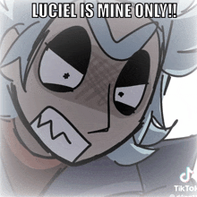 luciel is mine only written on a picture of a cartoon character