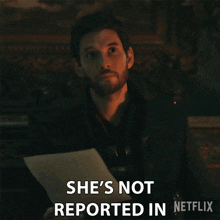Shes Not Reported In General Kirigan GIF - Shes Not Reported In General Kirigan Ben Barnes GIFs
