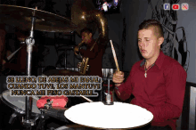 Peldañonorteño Drummer Boy GIF - Peldañonorteño Drummer Boy Catch That Cymbals GIFs