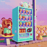 animal crossing ice cream vending machine drago teddy