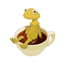 Tea Frog GIF - Tea Frog Swim GIFs
