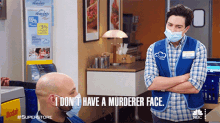 i dont have a murderer face jonah superstore i dont look dangerous i have an innocent face
