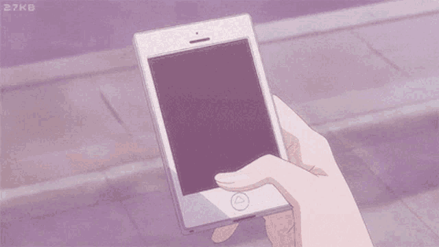 ✶ Phone Frame {by Merishy} ✶, phone , frame , anime , manga , deco ,  background , cartoon , pink , overlay , hand - Free PNG - PicMix