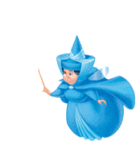 Blue Fairy Fairy Godmother Sticker - Blue Fairy Fairy Godmother Magic Stickers