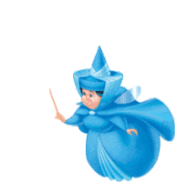 Blue Fairy Fairy Godmother Sticker