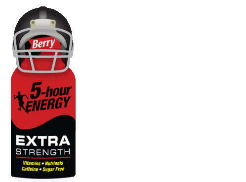 5hour Energy Football Sticker - 5hour Energy Football Kickoff Stickers