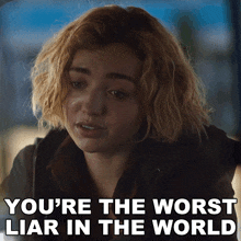 Youre The Worst Liar In The World Madison Nears GIF - Youre The Worst Liar In The World Madison Nears Peyton List GIFs