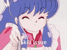 skill issue shampoo ranma one half tongue sticking out anime