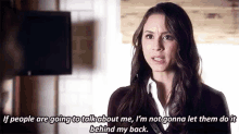 Im Not Gonna Let Them Do It Behind My Back GIF - Pretty Little Liars Pll Spencer Hastings GIFs