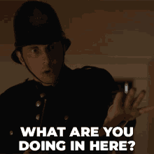 What Are You Doing In Here George Crabtree GIF - What Are You Doing In Here George Crabtree Murdoch Mysteries GIFs