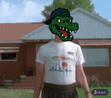 Gator Wave Gator Hello GIF