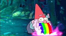Gravity Falls Puke GIF - Gravity Falls Puke Rainbow GIFs