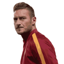 francesco totti serious game face watching observing