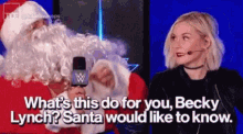 Becky Lynch Wwe GIF - Becky Lynch Wwe Santa Claus GIFs