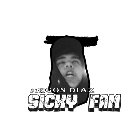 Argon Diaz Sicky Fam Sticker - Argon Diaz Sicky Fam Stickers