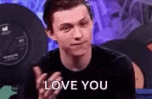 Loveyou Tomholland GIF - Loveyou Tomholland Pointing At You GIFs