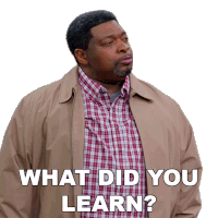 What Did You Learn Curtis Payne Sticker - What Did You Learn Curtis Payne House Of Payne Stickers