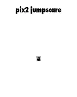 a picture of a roblox character with the words pix2 jumpscare above him