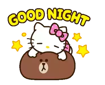 Goodnight Lie Down Sticker - Goodnight Lie Down Sleepy Stickers