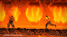 a video game scene with screwattack.com in the bottom right corner